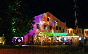 lichtkunst am marktplatz (juli 2007)